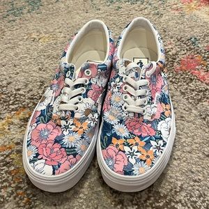 Brand new floral Vans